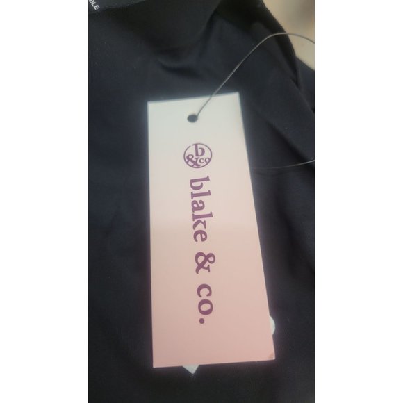 Women's Bonded Triangle Bralette - Blake & Co. Black 2X - Picture 5 of 6